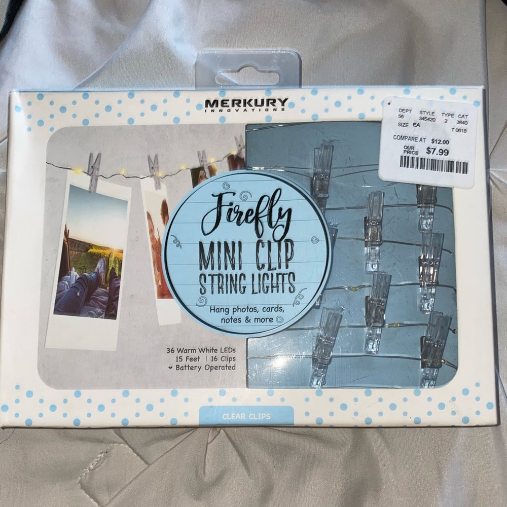 Firefly mini clip string lights